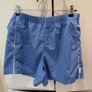 Aerie Day Off Oxford Short in blue M NWT